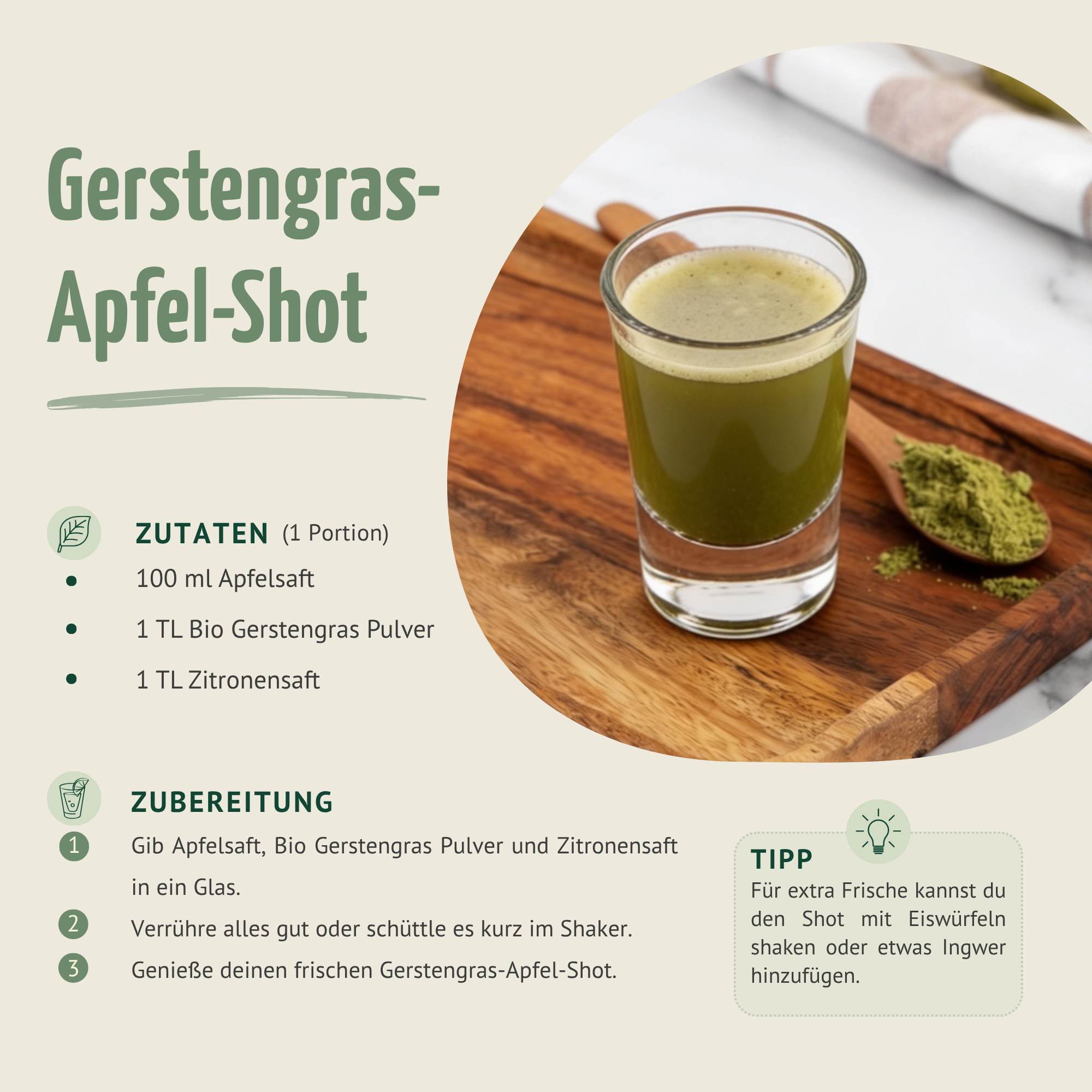 Bio Gerstengras Pulver (500g)