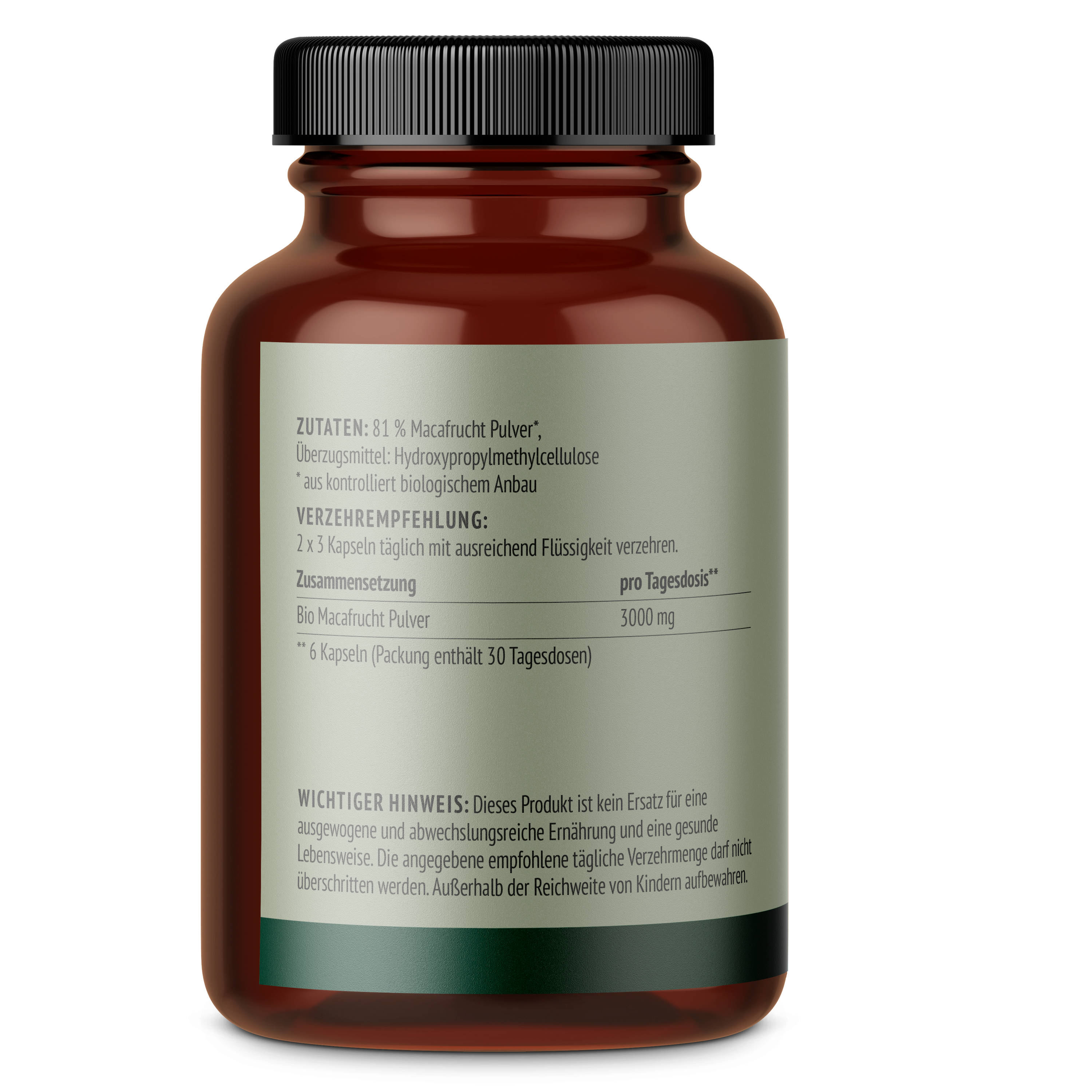 Bio Maca Kapseln (180 Kapseln)
