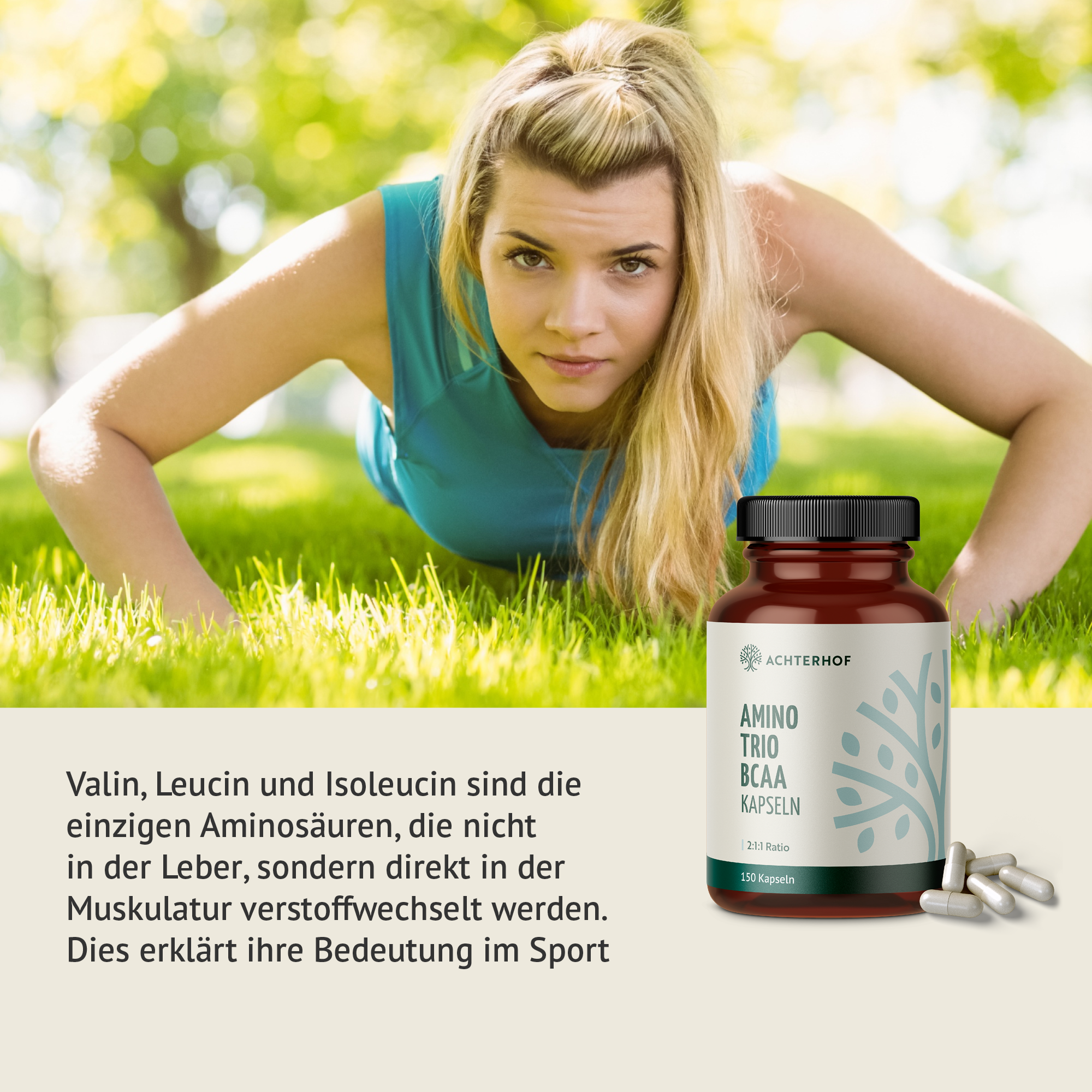 Amino Trio BCAA Kapseln (150 Kapseln)