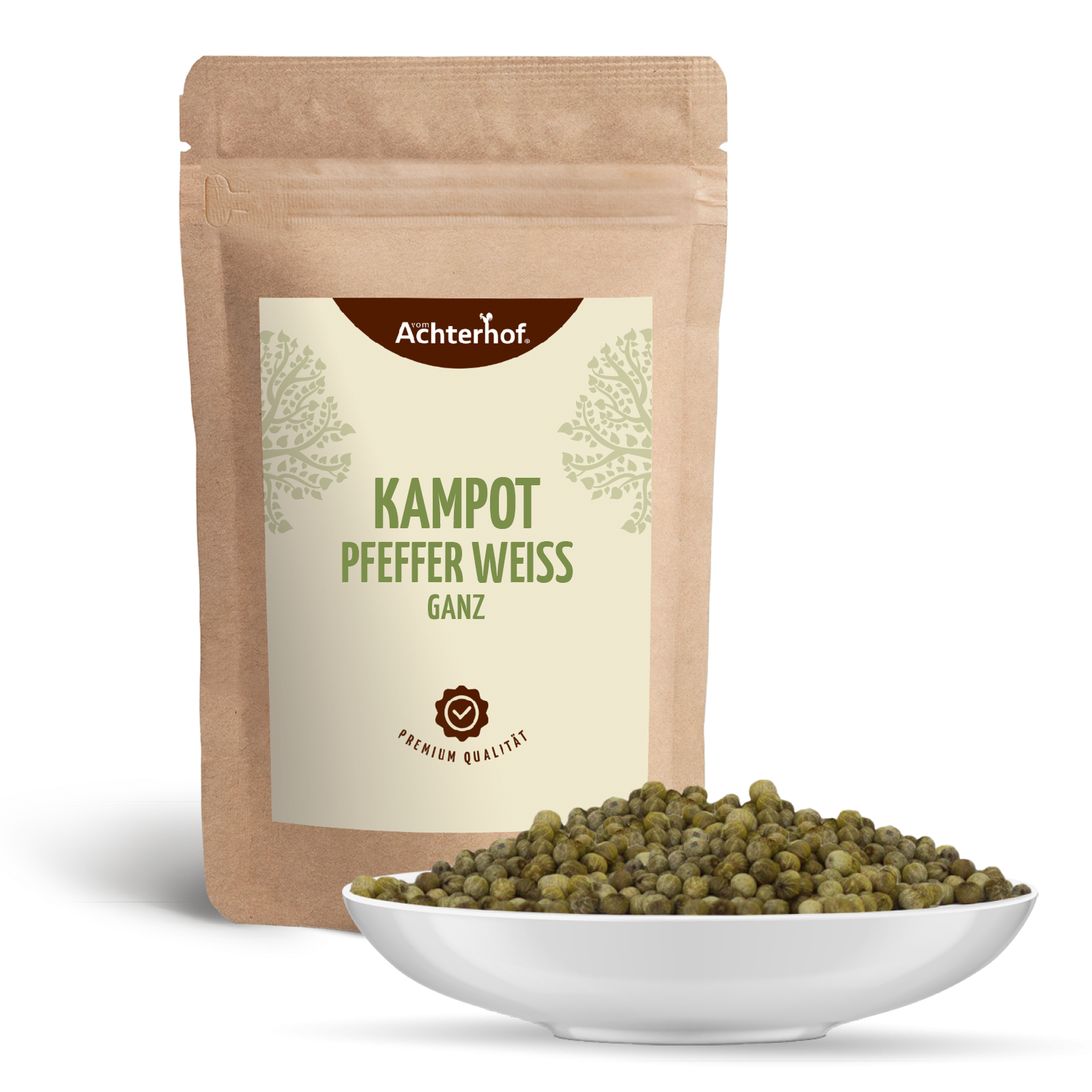 Kampot Pfeffer weiß ganz (50g)